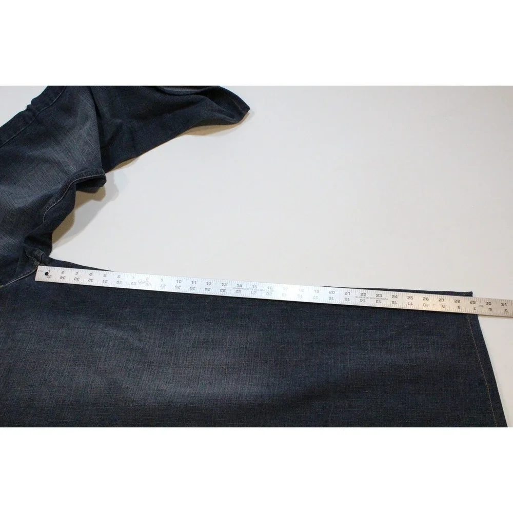 Vintage DKNY Jeans Men's 37x29 (Tag 36x30) Blue Denim Baggy Skater Y2K Loose Fit